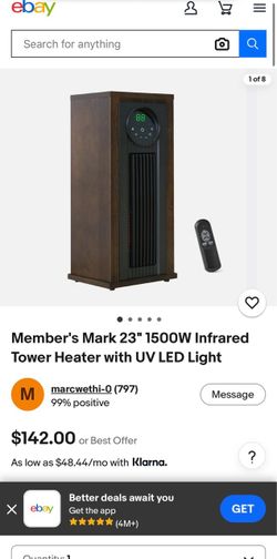 Infrared tower heater