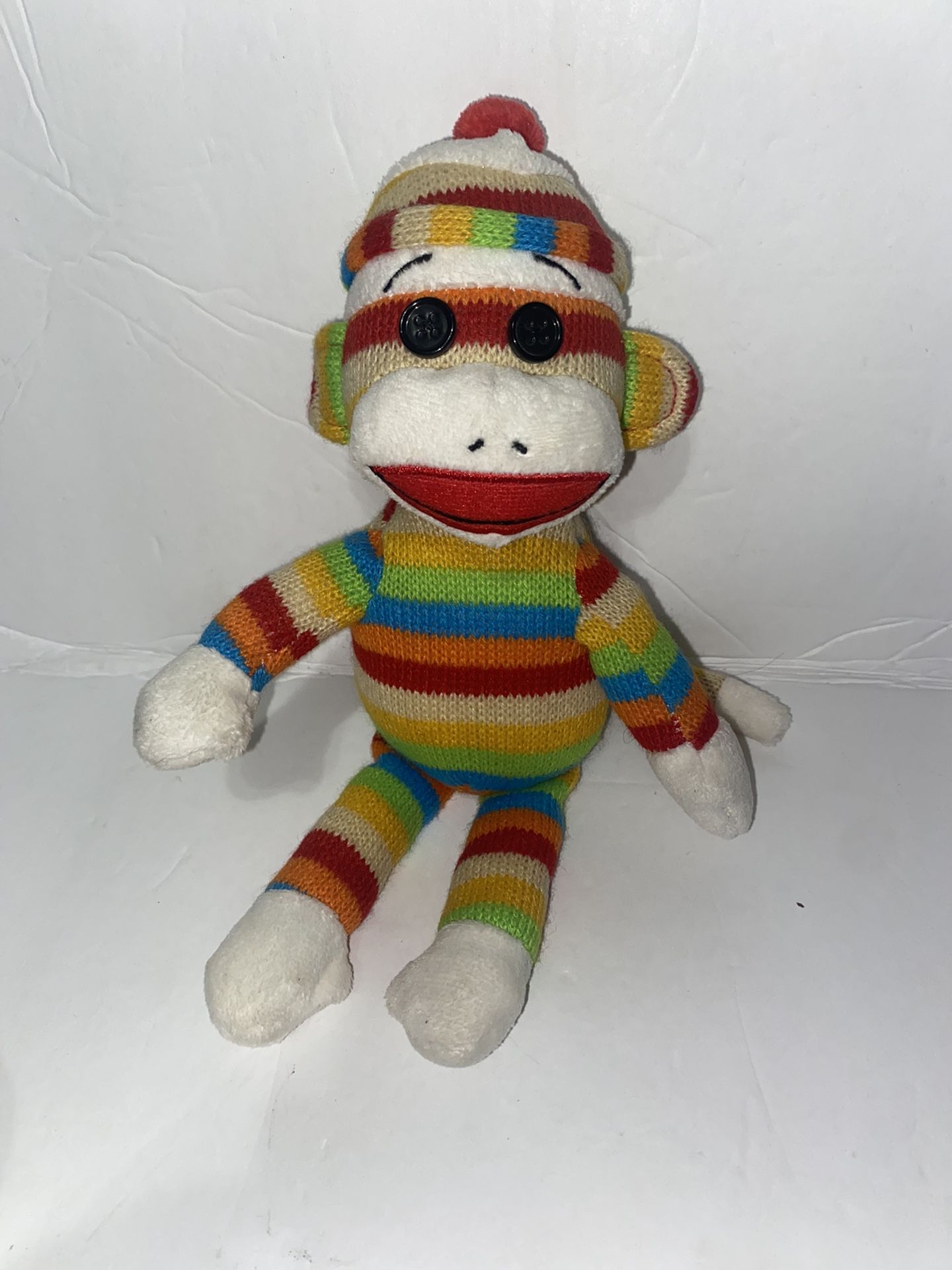 Ty Beanie Babies  Rainbow  sock monkey