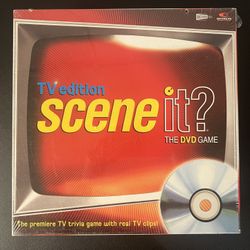 Scene it? TV Edition The DVD Board Game Optreve Screen Life NIB 2004 Trivia Sony