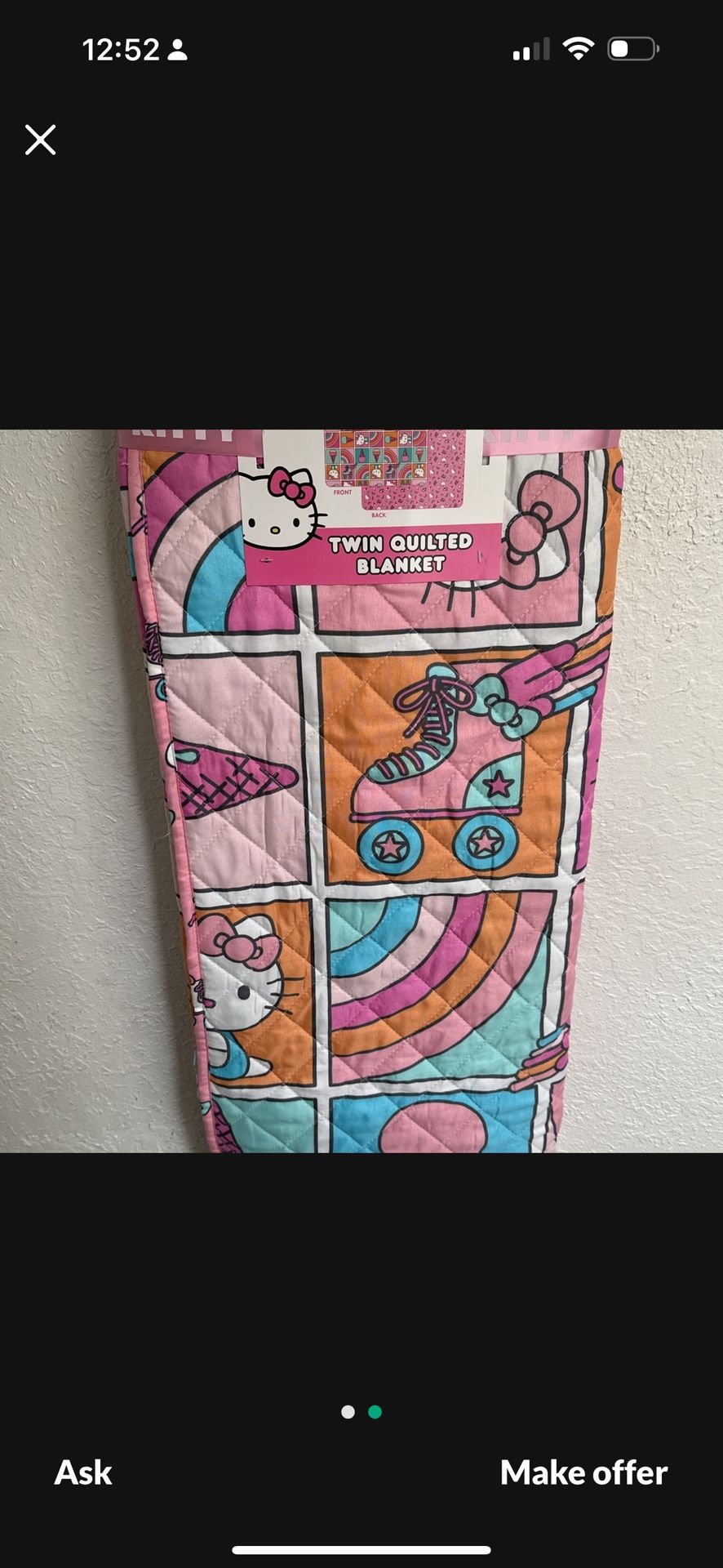 Hello Kitty Quilt Blanket