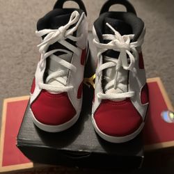 Jordan 6 Retro Carmine Size 9c 