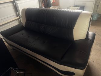Retro Leather love seat