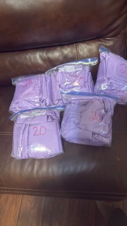 Fabric lilac napkins