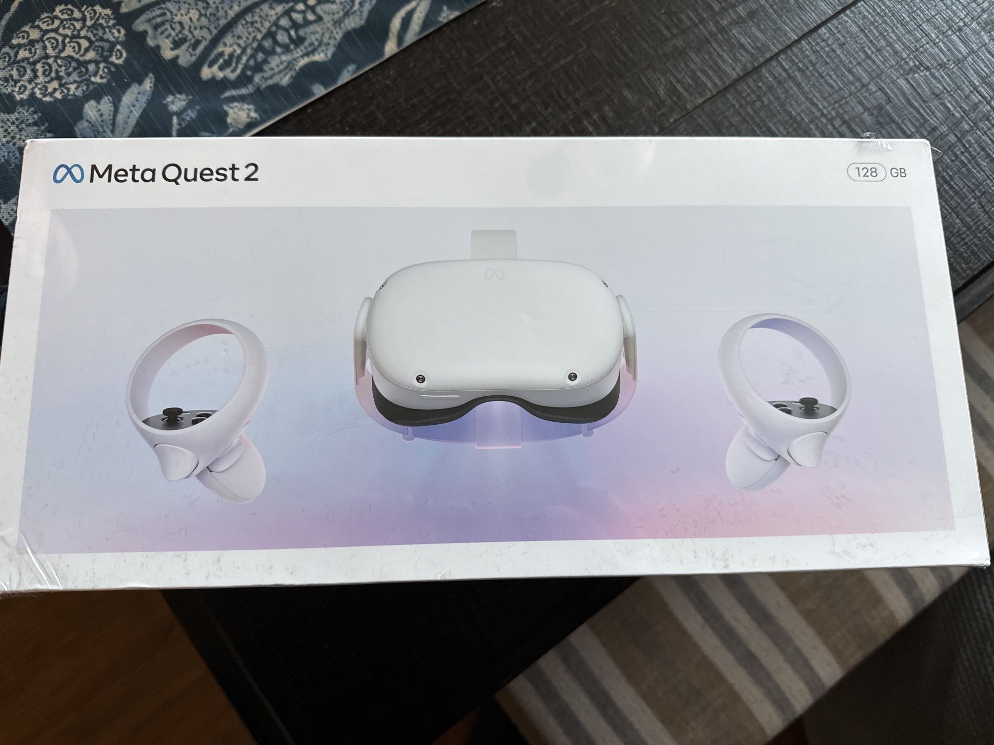 Brand New Meta Quest 2 — Virtual Reality Headset — 128 GB With enhanced head straps.