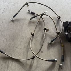 StopTech 90-01 Acura Integra 89-95 Civic CRX Del Sol  Front SS Brake Lines 