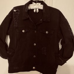 Black Jean Jacket  From Forever 21