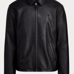 Leather Jacket.  Polo Ralph Lauren
