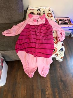 Adult Piglet Winnie the Pooh Halloween Costume Onesie – Small