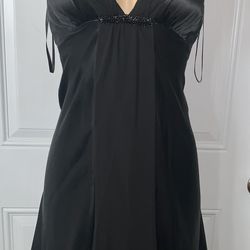 NWT White House Black Market Silk Halter Dress