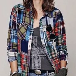 Sold Out! Free people Lost In Plaid, NWT Size XS
