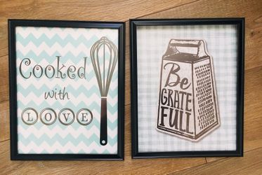 2 pc. kitchen art/decor