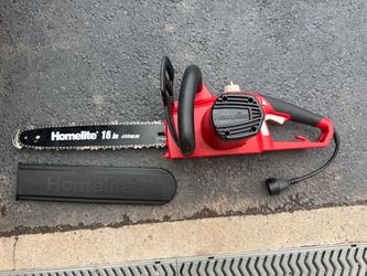 Homelite Corded Chainsaw 12 Amp w/16” Bar. Lightly Used.