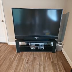 56 Inch JVC Color TV With TV Stand