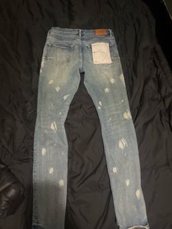 Purple jeans