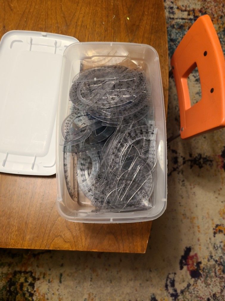 Bin Of Protractors