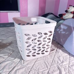 Pink Plastic Hamper