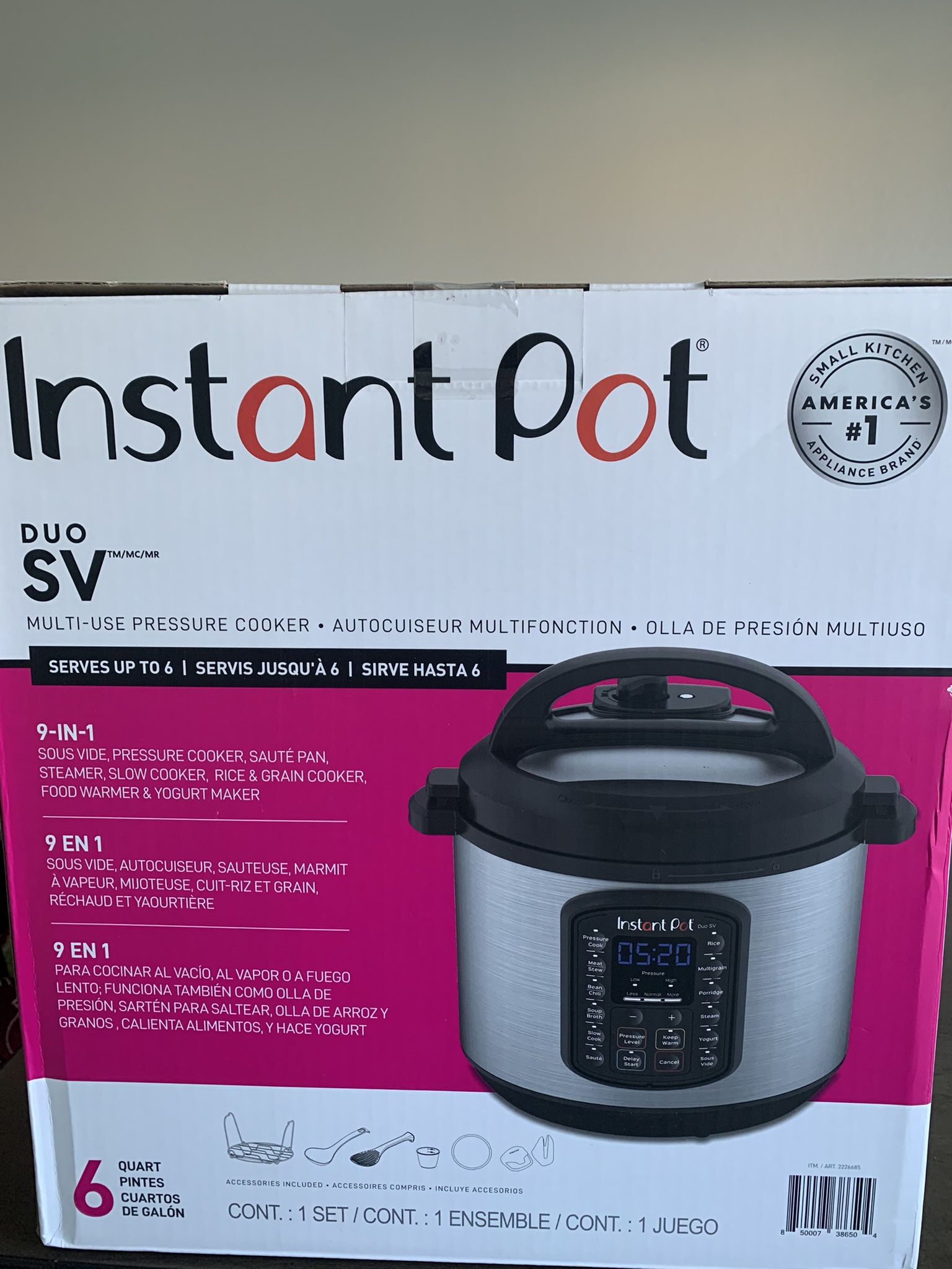 Brand New Instant Pot Duo SV 6 quart for Sale in Costa Mesa CA