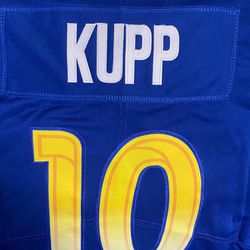  Rams Kupp 10 Blue Men Jersey Fully Stitched