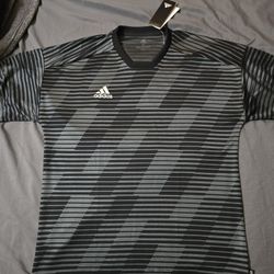 Adidas Blank Jersey- Black Gray