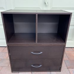 Brown Cube Organizer/Dresser/Storage