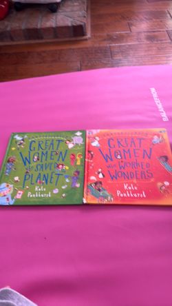 Kate Pankhurst Fantastically Great Women Books x2