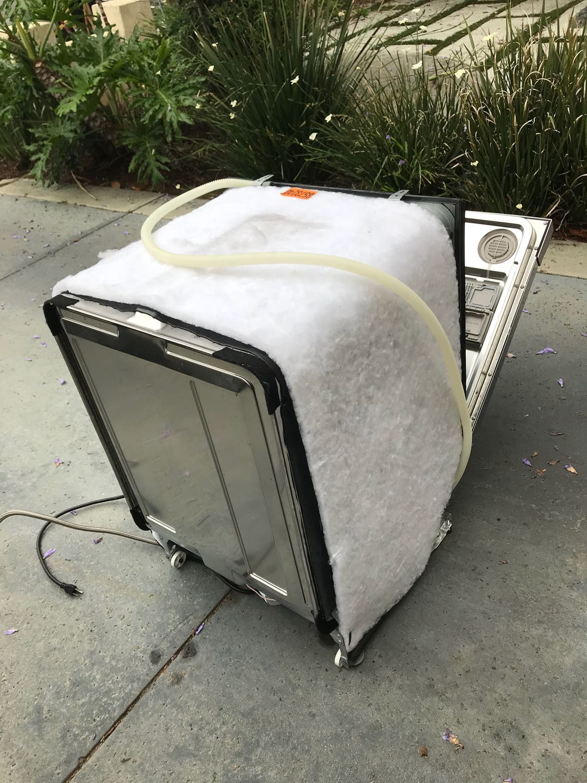 Whirlpool dishwasher year old and very clean.