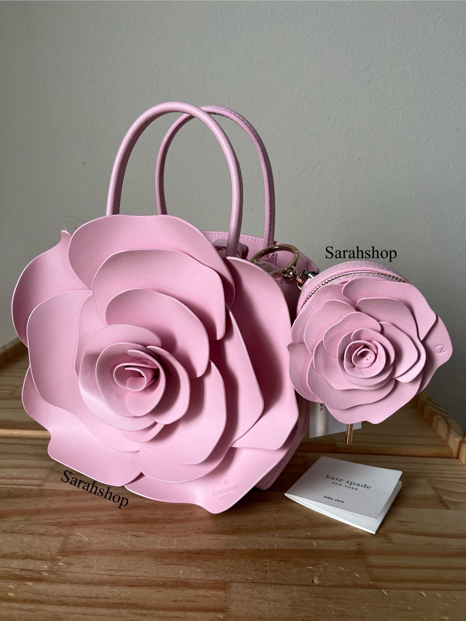 Kate Spade Flora 3D Rose Crossbody Set
