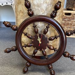 Marine  Wooden Clock