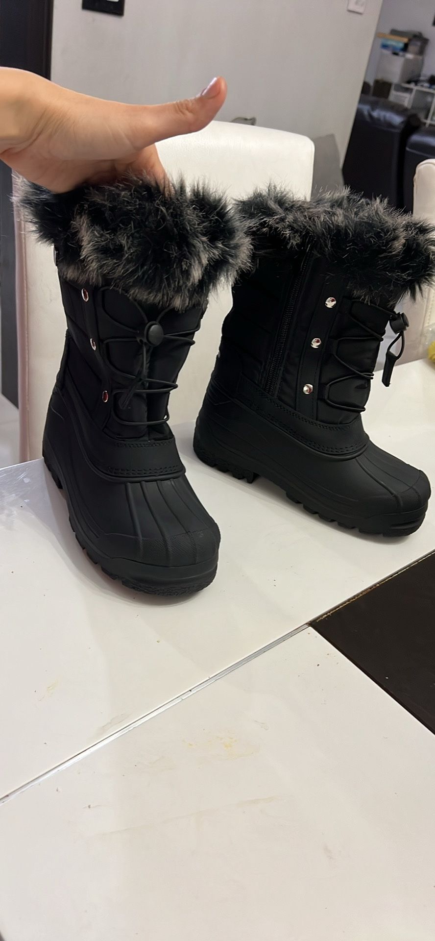 Waterproof Unisex Kids Boots Size 2