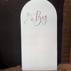 Baby Shower Backdrop Arch Decoration Baby Blue 