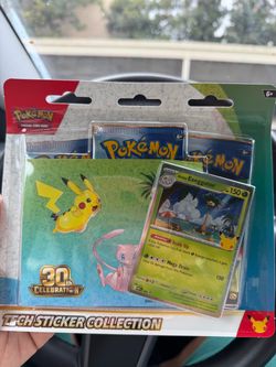 Pokémon 30th Celebration Tech Sticker Collection