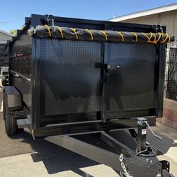 New Hydraulic SCISSOR LIFT Dump Trailer WITH RAMPS