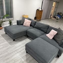 Ashley furniture Sectional With Ottoman