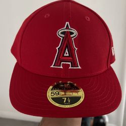 Angels 59fifty low profile 7 1/2