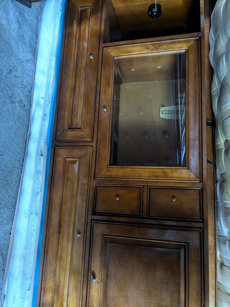 Wood Entertainment Wall Unit