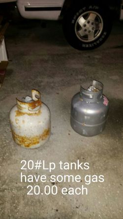 Lp Gas bottles
