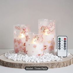 Set of Candles With Remote