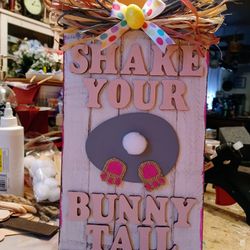 Cute Easter Sign,  1ft. Tall