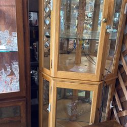 Corner Curio Cabinet