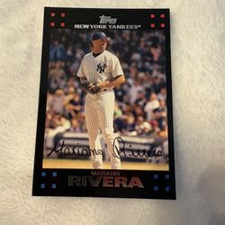 Mariano Rivera Yankees baseball card