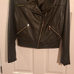 Guess Womens Leather Jacket 