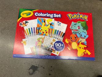 🔥 BRAND NEW Crayola Pokémon Coloring Set - 90+ Pcs (Plenty in Stock)