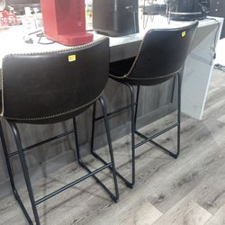 Two Kitchen Barstools H 39.5 x W 18 x D 14