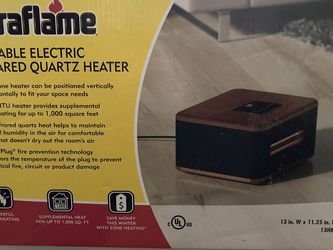 DURAFLAME PORTABLE ELECTRIC HEATER!
