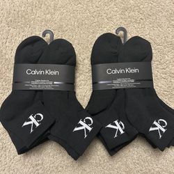 NWT Calvin Klein cushioned quarter cut Socks 12 pairs 