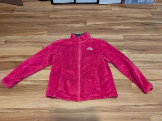 Pink North Face fleece jacket - Large