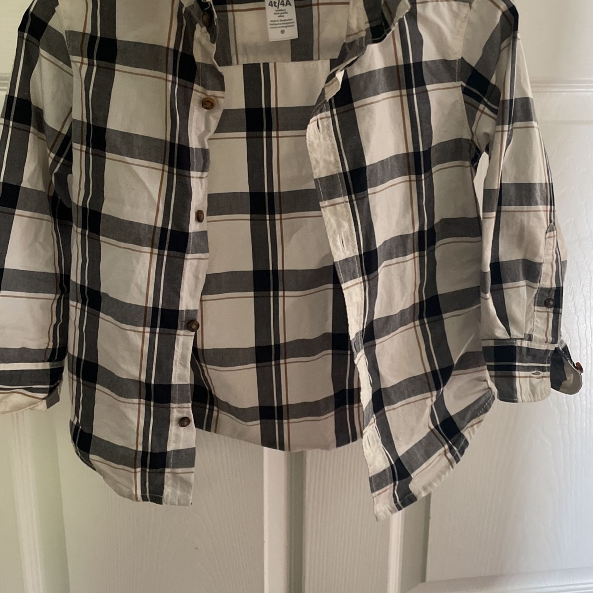 Plaid Shirt 4T