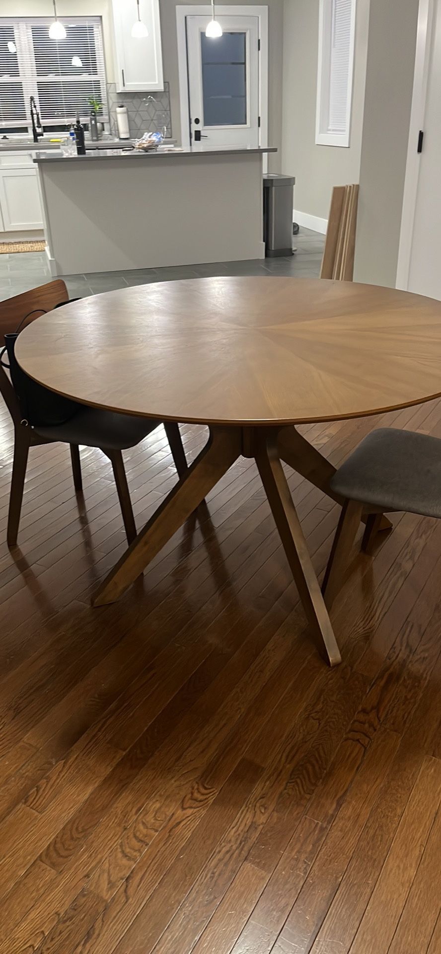 Wood Dining Table, Walnut