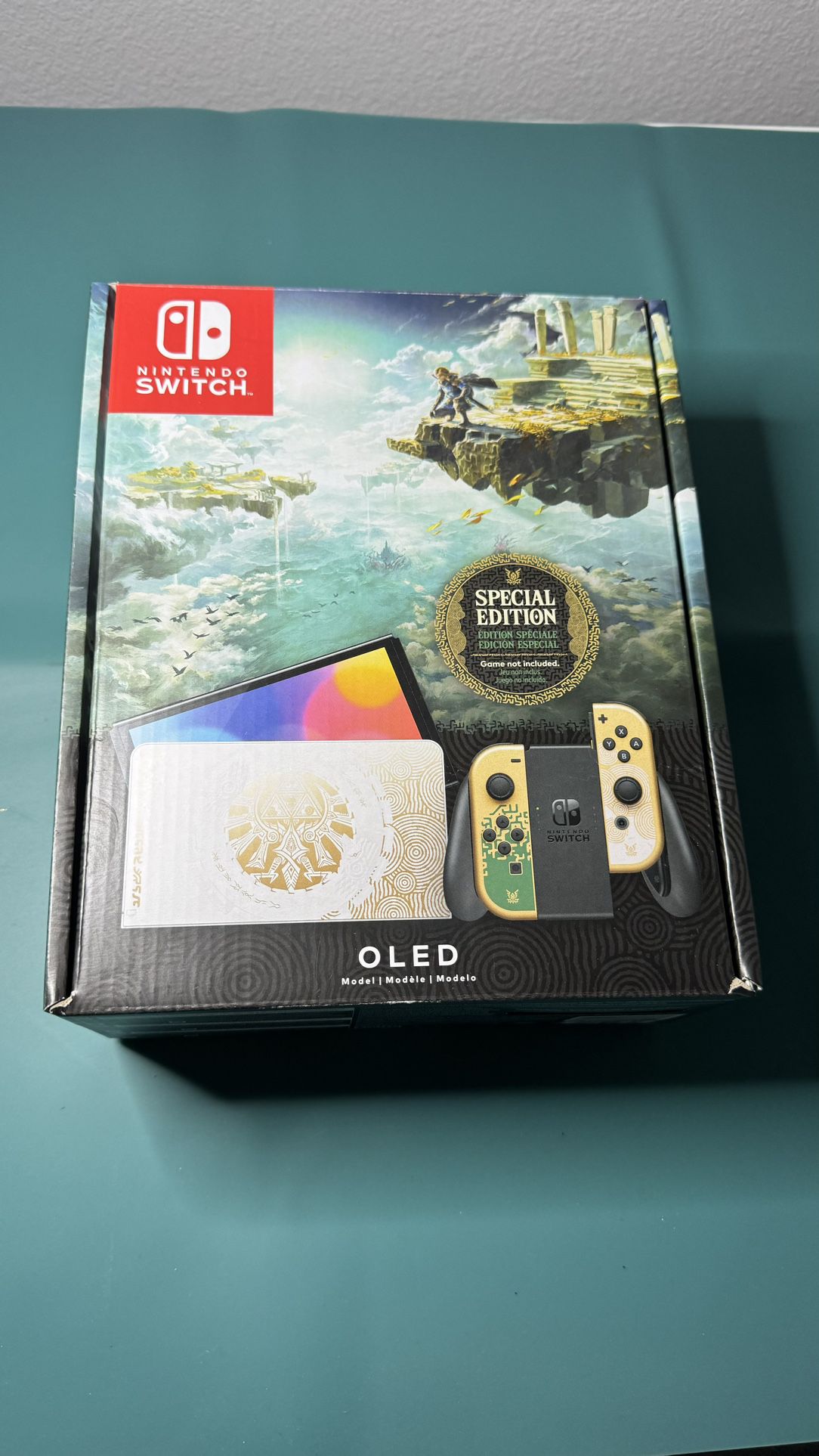 Nintendo Switch oled Zelda Special Edition Console