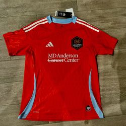 Original Houston Dynamo jersey and special edition cap